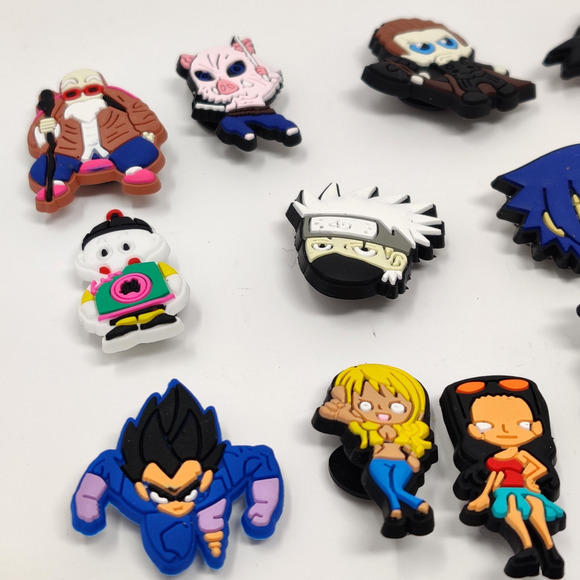 Lot of 62 Shoe Charms & Jibbitz for Crocs Marvel Anime Naruto Ghibli Funko Style - Picture 7 of 13